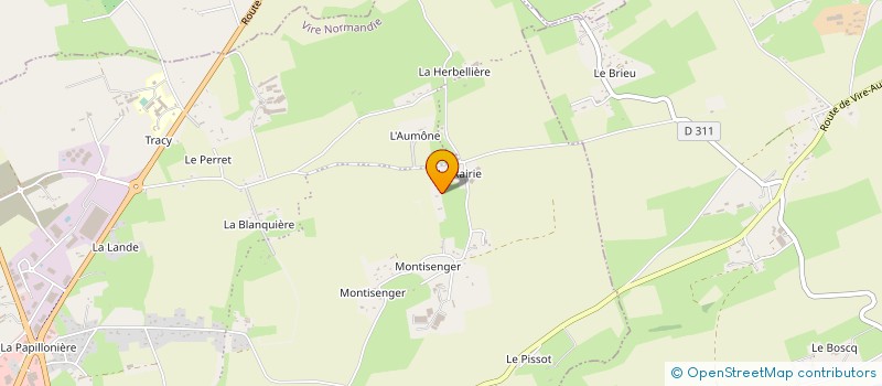 localisation de l'entreprise GAEC BUSNOT à VIRE-NORMANDIE