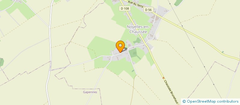 localisation de l'entreprise GAEC BUTEUX  NOYELLES-EN-CHAUSSEE