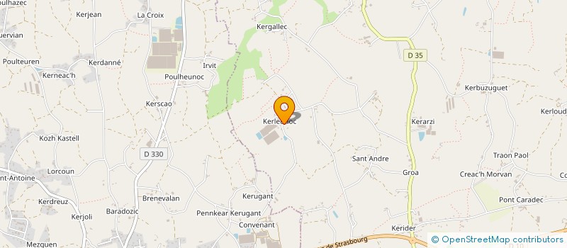 localisation de l'entreprise GAEC CADIOU à CLEDER