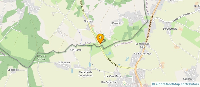 localisation de l'entreprise GAEC CADRO  ASSERAC