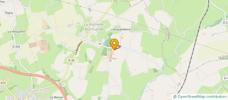 localisation de l'entreprise GAEC CAHOREL à SARTILLY-BAIE-BOCAGE