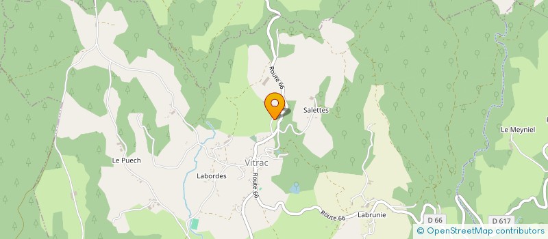 localisation de l'entreprise GAEC CALMEJANE PUECH à VITRAC