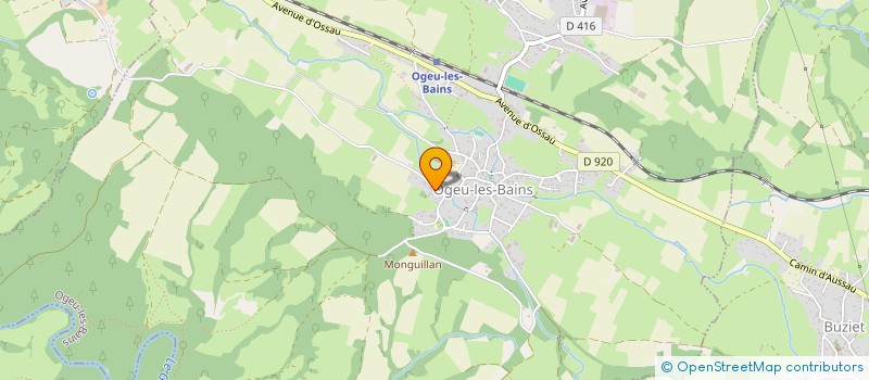 localisation de l'entreprise GAEC CAMBLATS à OGEU-LES-BAINS