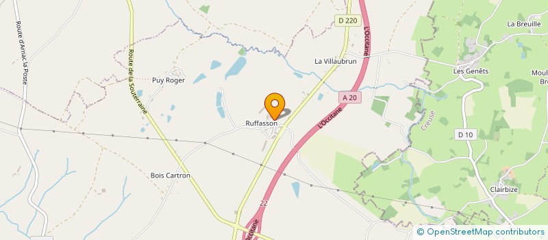 localisation de l'entreprise GAEC CAMUS-HUBERSON à ARNAC-LA-POSTE