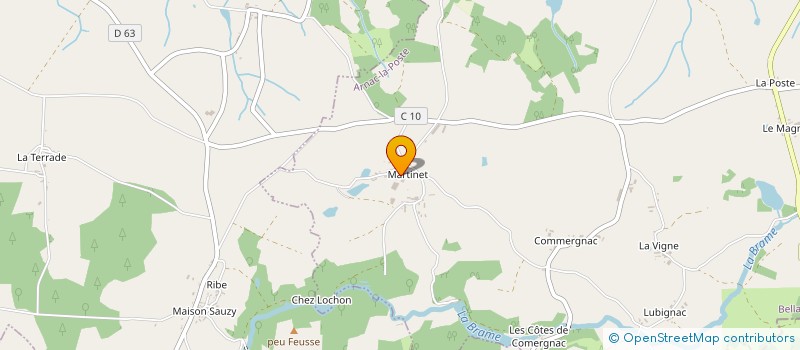 localisation de l'entreprise GAEC CAMUS PERE ET FILS à ARNAC-LA-POSTE