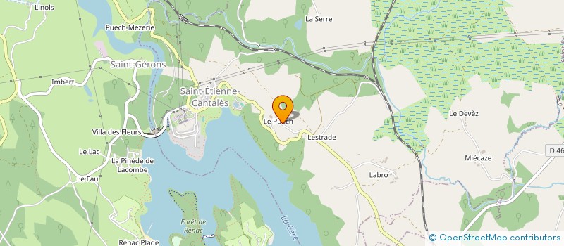 localisation de l'entreprise GAEC CAPEL à ROUFFIAC