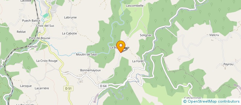 localisation de l'entreprise GAEC CAPET à BOISSET