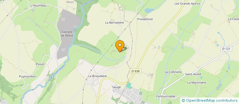 localisation de l'entreprise GAEC CAPRIBOV à SAIVRES