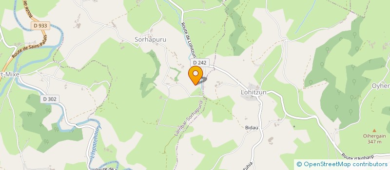 localisation de l'entreprise GAEC CARRICONDO  DOMEZAIN-BERRAUTE