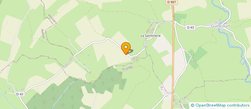 localisation de l'entreprise GAEC CARTEL PERE ET FILLE  SAINT-LOUP-TERRIER