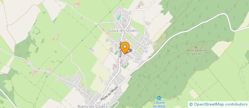 localisation de l'entreprise GAEC CATTET DU VAL D'USIERS  VAL D'USIERS