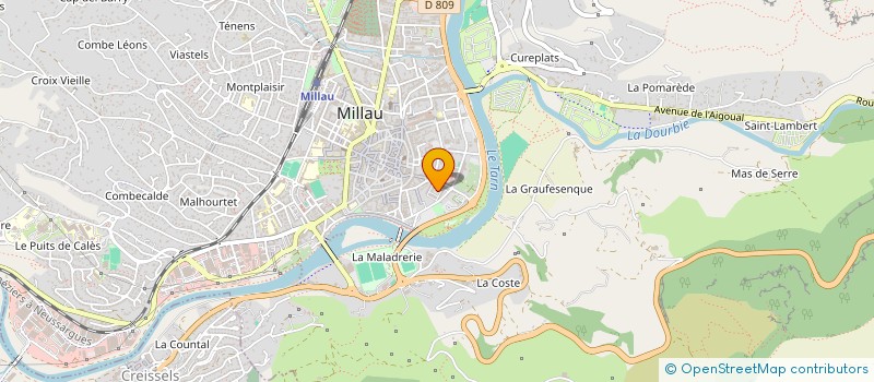 localisation de l'entreprise GAEC CAZELLES UTOPIA à COMPREGNAC