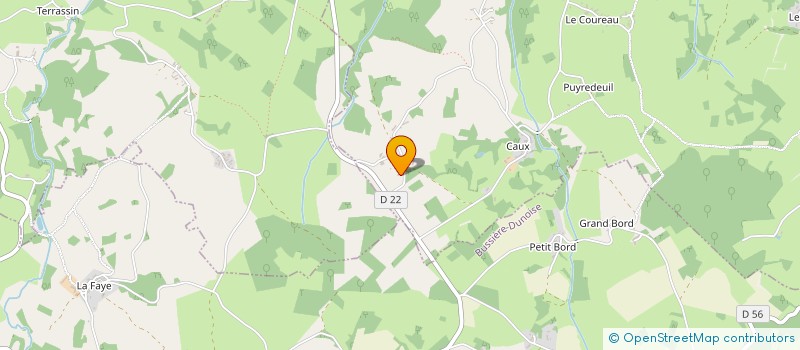 localisation de l'entreprise GAEC CELLOIS à LA CELLE-DUNOISE