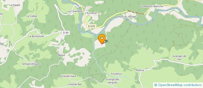 localisation de l'entreprise GAEC CHABRIER A CHEYSSAC à VEBRET