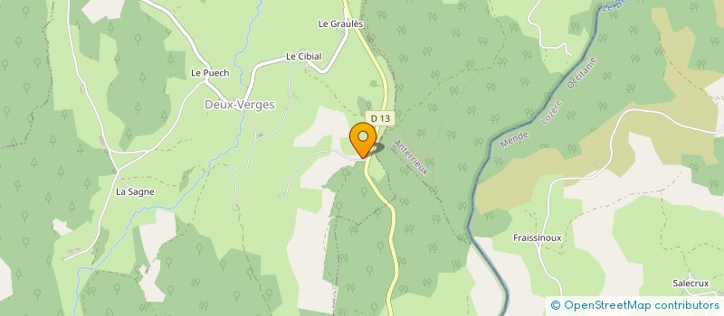 localisation de l'entreprise GAEC CHALMETON à CHAUDES-AIGUES