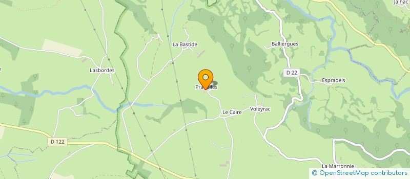 localisation de l'entreprise GAEC CHALVIGNAC à ANGLARDS-DE-SALERS