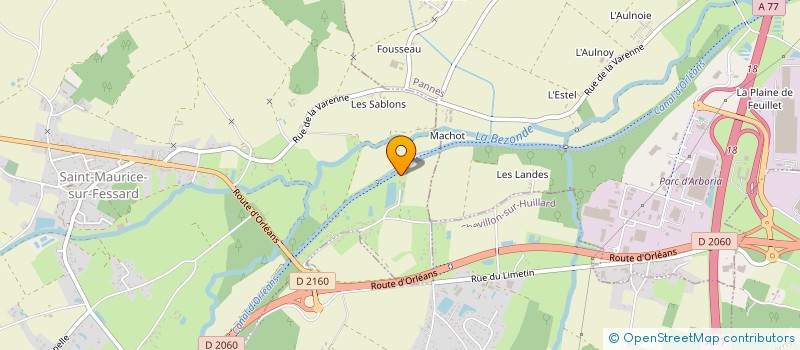 localisation de l'entreprise GAEC CHAMBON à PANNES