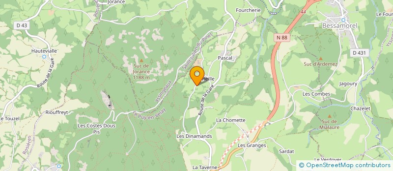 localisation de l'entreprise GAEC CHAMP DU BOIS à LE PERTUIS