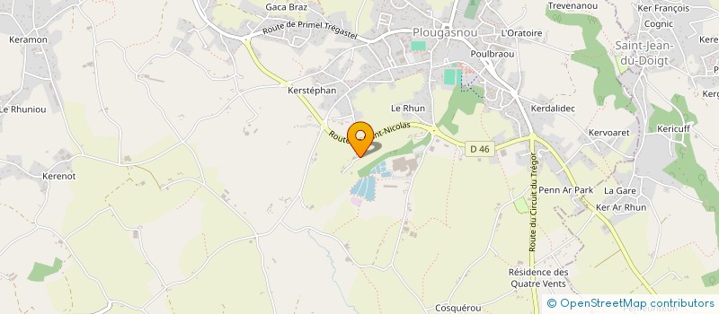 localisation de l'entreprise GAEC CHAMP LIBRE  SAINT-PIERRE-DES-LANDES