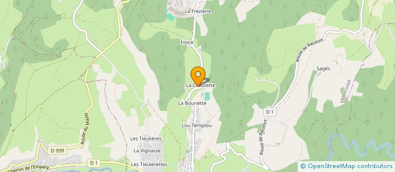 localisation de l'entreprise GAEC CHAMPAGNE  PRINSUEJOLS-MALBOUZON