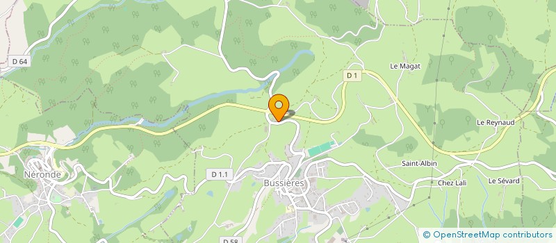 localisation de l'entreprise GAEC CHAMPI PLACES à BUSSIERES