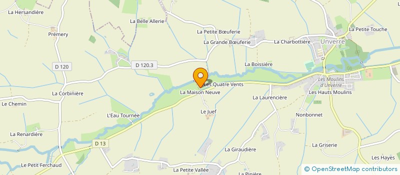 localisation de l'entreprise GAEC CHAPON à MOULHARD