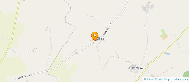 localisation de l'entreprise GAEC CHARRET à SAINT-LEGER-MAGNAZEIX