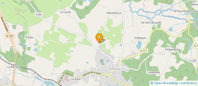 localisation de l'entreprise GAEC CHARRON-FISSOT à SAINT-PARDOUX-LE-LAC