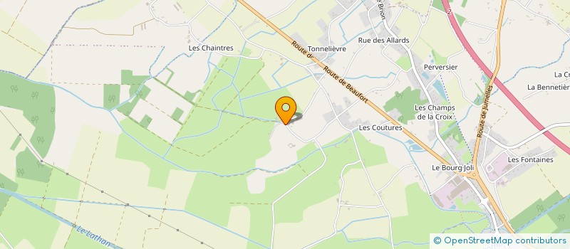 localisation de l'entreprise GAEC CHARRUAU  LONGUE-JUMELLES