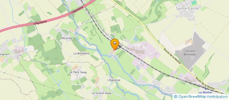 localisation de l'entreprise GAEC CHATELLIERS-PREVOTEE  SAINTE-EANNE