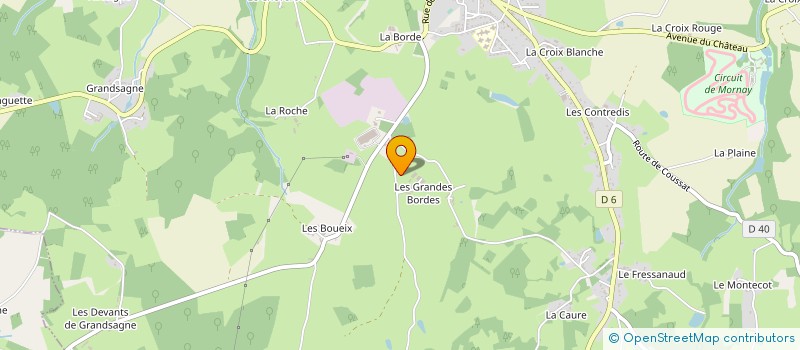 localisation de l'entreprise GAEC CHATIGNOUX à BONNAT