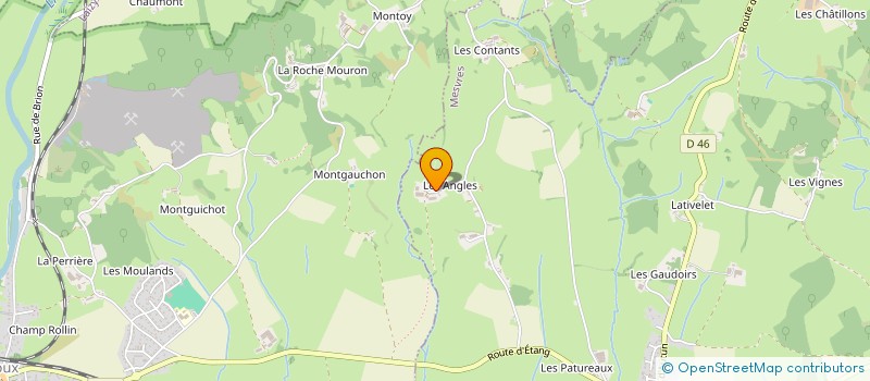 localisation de l'entreprise GAEC CHATILLON F JM ET M  MESVRES