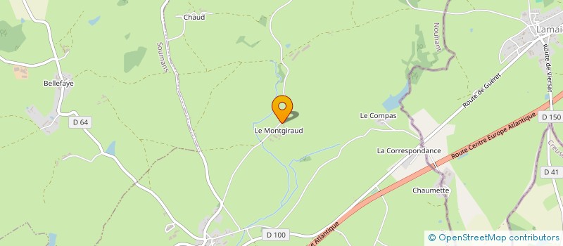 localisation de l'entreprise GAEC CHAUBARON  NOUHANT