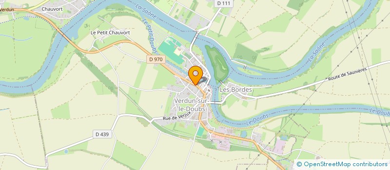 localisation de l'entreprise GAEC CHAUFFLEY à ALLEREY-SUR-SAONE