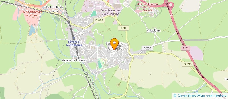 localisation de l'entreprise GAEC CHAYRIGUES à SEVERAC D'AVEYRON