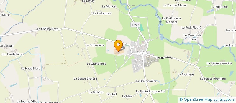 localisation de l'entreprise GAEC CHEDMAIL à ESSE
