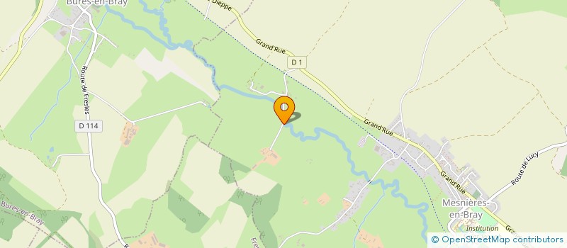 localisation de l'entreprise GAEC CHEDRU à MESNIERES-EN-BRAY