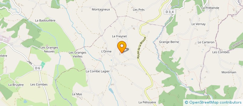localisation de l'entreprise GAEC CHEMIN DU BAN à GRAMMOND
