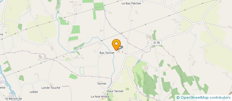 localisation de l'entreprise GAEC CHENEVIE RENARD ROCHER à SAINT-SENIER-DE-BEUVRON