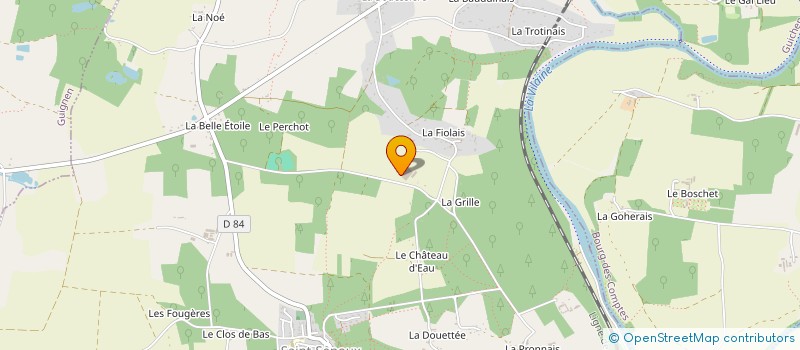 localisation de l'entreprise GAEC CHEREL à SAINT-SENOUX