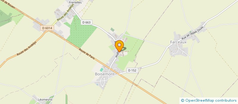 localisation de l'entreprise GAEC CHERON  FRENELLES-EN-VEXIN