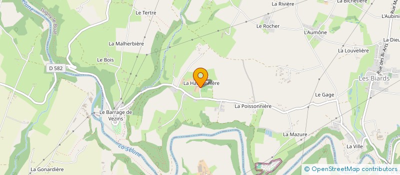 localisation de l'entreprise GAEC CHESNEL à ISIGNY-LE-BUAT