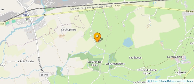 localisation de l'entreprise GAEC CHESNELIERE  EVRON