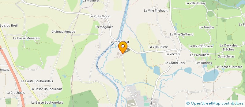 localisation de l'entreprise GAEC CHESNOT LA RIVIERE à QUEBRIAC