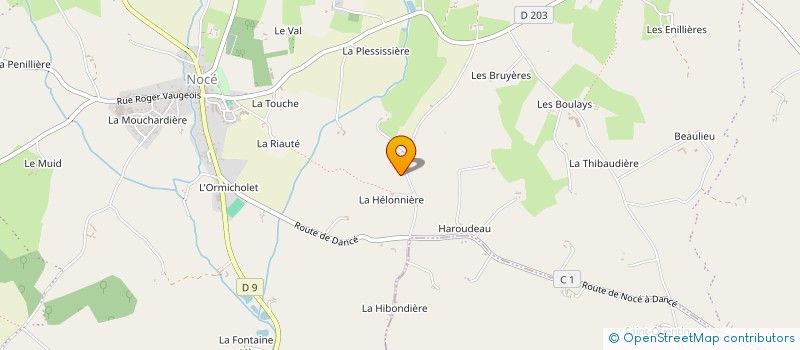 localisation de l'entreprise GAEC CHEVALLIER à VAL-AU-PERCHE