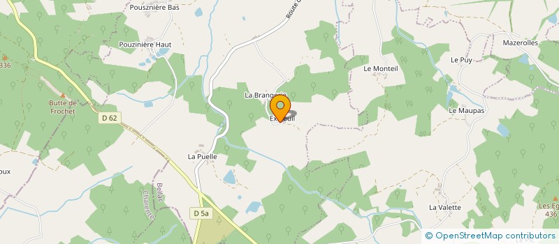 localisation de l'entreprise GAEC CHEVREFEUILLES  NOUIC