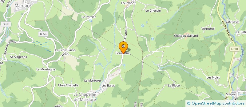 localisation de l'entreprise GAEC CHEZ CHAPELLE à THIZY-LES-BOURGS