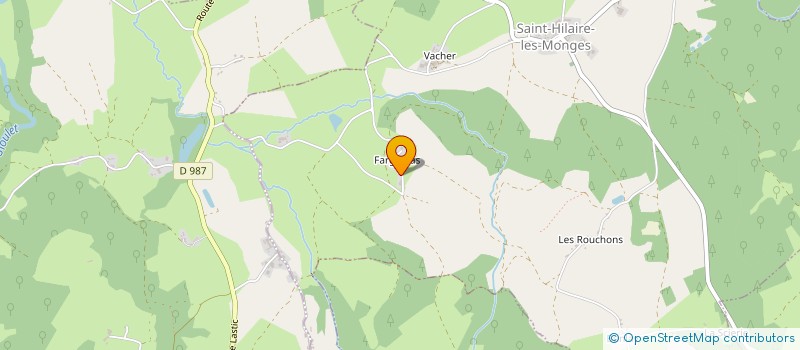 localisation de l'entreprise GAEC CHEZ FRANCAIS à SAINT-HILAIRE-LES-MONGES