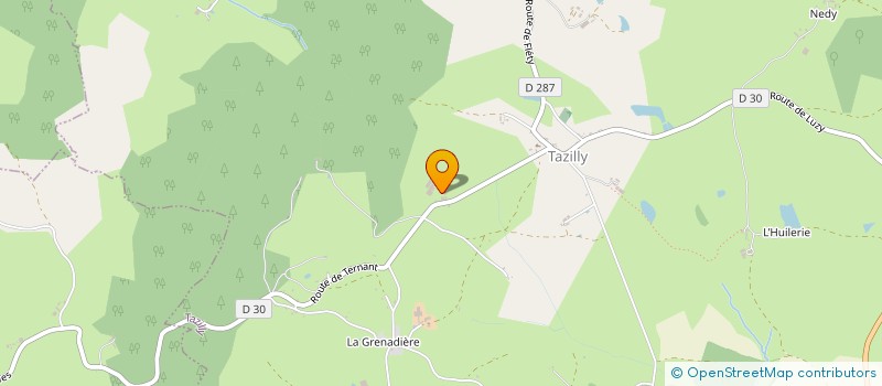 localisation de l'entreprise GAEC CHEZ LE GAIN à TAZILLY