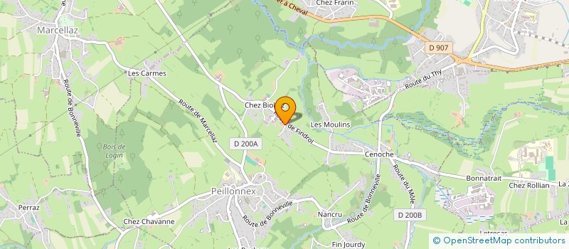 localisation de l'entreprise GAEC CHEZ PICOT à PEILLONNEX
